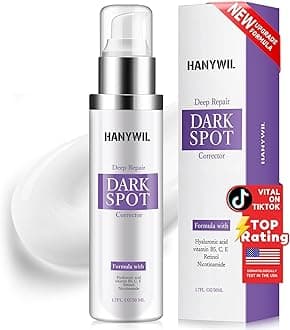 HANYWIL Dark Spot Remover for Face & Body Serum with Retinol & Niacinamide - Corrects Melasma, Sun & Age Spots, Hyperpigmentation Treatment for All Skin, Dermatologist Tested (1.7 Fl Oz)