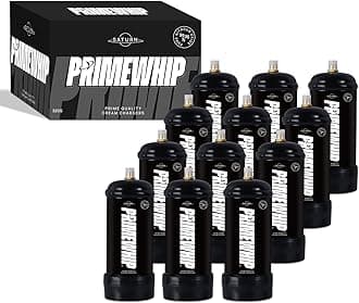 Prime Whip 320G Saturn - The Ultimate Tank - Food Grade 99.95% for any Whipped Cream Dispenser – (12 Tanks)