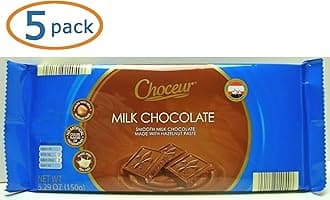 Choceur Milk Chocolate 5.29 oz Bar (5 Pack)