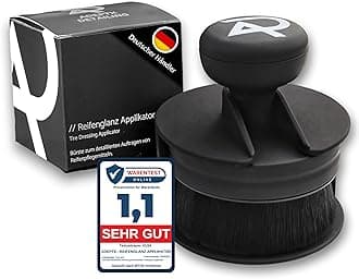 Detailing Tyre Shine Applicator for Car & Motorcycle - Applicator Brush for Tyres, Rubber & Plastic Care - Ideal for Interior, Bumpers & Seals - Car Detailing Applicator