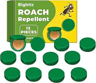 Eightiz Natural Cockroach Killer for Kitchens, Bathrooms, and Cabinets, Cockroach Killer Gel, Roach Repellent for Cockroach, for Indoor Cockroach Control, Insect Control (Pack of 12)
