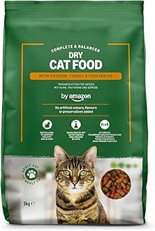 Complete Dry Cat Food with Chicken, Turkey and Vegetables, 1 pack of 3kg