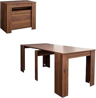 Extendable Console Dining Table for 2-12 People 20" - 118.5" Modern Folding K...