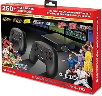 GameStation Wireless HD: Data East Video Game Console with Over 250 Games, DGUNL-4144, Plug and Play