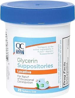 Infants Glycerin Suppositories Laxative Relief 25 Ct Each (2 Pack)