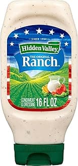 Hidden Valley Original Ranch Condiment and Dressing, Easy Squeeze Bottle, 16 Fl Oz (Package May Vary)