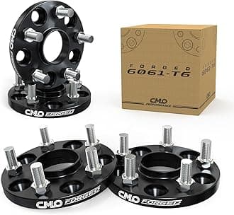 Customadeonly 5x108 Wheel Spacers 15mm Forged Hubcentric Black Compatible with Ford Fusion, Jaguar F-Type XF XJ XK XE S-Type X-Type, Lincoln LS MKZ MKC Continental Mark VIII (4pcs, 63.4mm, M12x1.5)