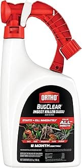 BugClear Insect Killer for Lawns & Landscapes Ready to Spray - Kills Ants, Spiders, Fleas, Ticks & Other Insects, Outdoor Bug Spray for up to 6 Month Insect Control, 32 oz.