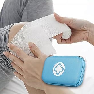 Car-Home Survival First-Aid Kit Emergency-Kit - Blue 273Piece Equipment Travel Supplies First Aid Set Home Essentials Camping Hiking YIDERBO