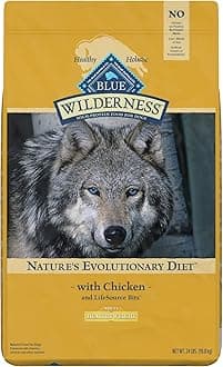 Blue Buffalo Wilderness High Protein, Natural Adult Healthy Weight Dry Dog Food, Chicken 24-lb