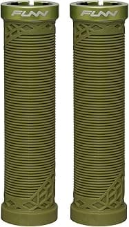 Funn Hilt Mountain Bike Handlebar Grips With Single Lock On Clamp, Lightweight And Ergonomic Bicycle Handlebar Grips with 22 mm Inner Diameter, Unique Patterned Bicycle Grips For MTB/BMX