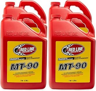Red Line 50305 MT-90 75W-90 GL-4 Manual Transmission and Transaxle Lubricant (MTL) - 1 Gallon (4 Pack)