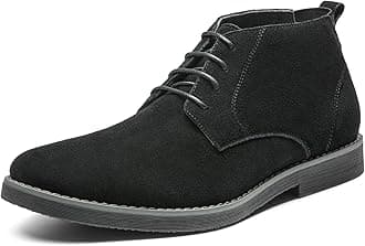 Men's Chukka Suede Leather Ankle Boots, Lace Up Desert Oxford Business, Fashion, Casual and Comfort Shoes