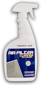 HVAC Filter Cleaner 32 Oz Spray Bottle Filter Cleaner and Refresher; Restores Home Air Filter Performance