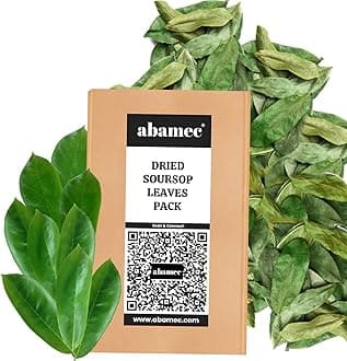 Soursop Leaves, Graviola Soursop Dried Natural Leaves, 100% Natural and Handpicked Freshly Dried Soursop (Guanabana) Leaves (1500 Leaves)