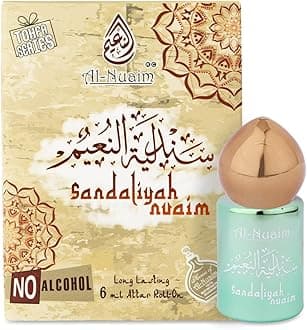 Tohfa Series Sandaliyah Nuaim Attar Roll On for Men & Women - 6ml | Alcohol Free Attar | Long Lasting Fragrance