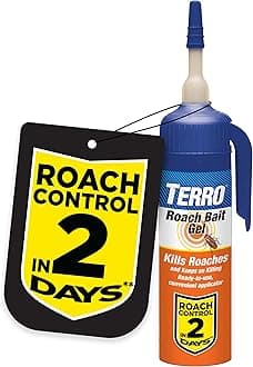 T502 Ready-to-Use Indoor Cockroach Gel Bait Killer - Kills German, American, Oriental Roaches, 3 oz