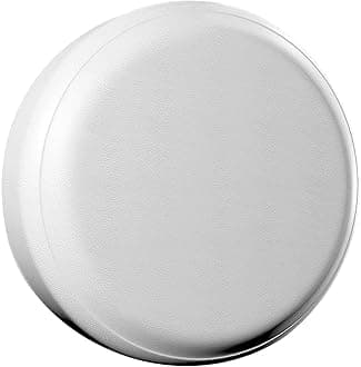 AmFor 30-31 inch Spare Tire Cover, Universal Fit for Jeep, Trailer, RV, SUV, Truck,Tough Tire Wheel Soft Cover Diameter 30" -31", Camper Wheel, Weatherproof Tire Protectors (White)