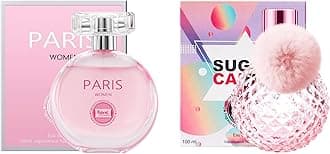 Hybrid & Company Women 2 PCS Paris Women Sugar Candy Perfume Natural Spray Fresh Fragrance