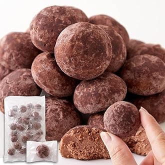 Natural Life Snowball Cookies, Baked Sweets, Individual Packaging, Sweets, Made in Japan (26 Cocoa)