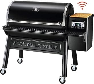 Z GRILLSWood Pellet Grill and Smoker with PID Controller, 1068 sq. in Cooking Area with Wi-Fi, Black