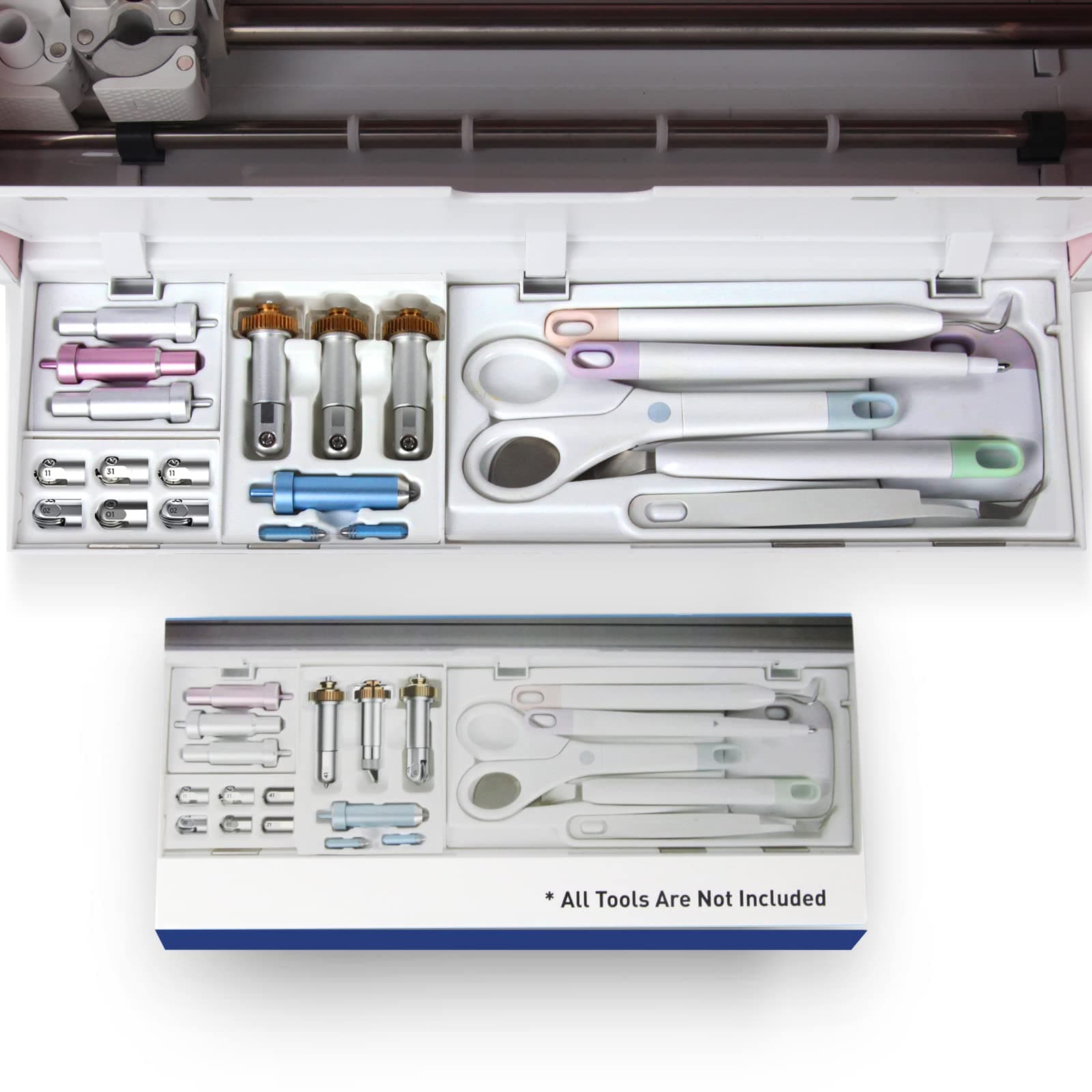 Tiga Tools Organizer Insert for Cricut Maker 4/Maker 3/Maker, Maker Cutting Blade Tray Tool Caddy, Blade Storage Drawer Insert