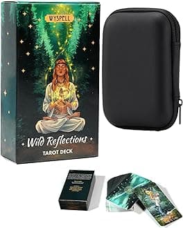 Tarot Card Deck, 78 Original Tarot Cards with Storage Box – A Must-Have for Beginners, Professionals, and Spiritual Seekers, Ideal for Divination, Meditation, Excluding Instruction Book