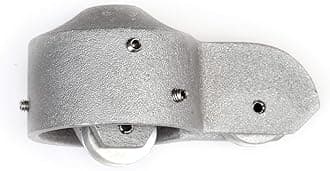 Flagpole Truck with Internal and External Pulleys - 2 1/2" Flag Pole Truck - Cast Aluminum with Metal Pulley Wheels - Flag Pole Kit for Internal Halyard - Made in The USA - Best Flag Pole Parts