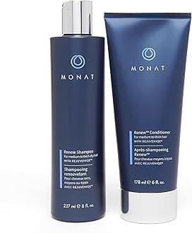 Renew Shampoo and Conditioner Set Infused with REJUVENIQE For Dry Medium to Thick Hair - Hydrating Hair Care | Sulfate-Free, Paraben-Free | Moisturizing & Nourishing for Healthy Shine
