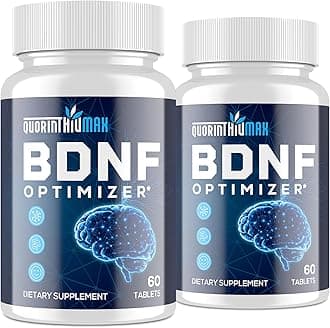 Nootropic Brain Supplement for Memory and Focus – BDNF Optimizer – Cognitive, Mental Clarity & Mood – High Absorption – Organic Lion's Mane, L-Theanine, Ginkgo Biloba & Alpha GPC–60 Tablets (2 Bottle)