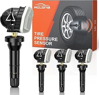 Tpms Sensor, 433MHZ Tire Pressure Sensor for Chevrolet/Buick/Cadillac/GMC Acadia Sierra 2016-2022, Pre-Programmed TPMS Sensors 13598773 13589601 13506028 13594222 4 PCS