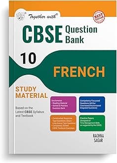 Together with CBSE Question Bank Class 10 French for 2025 Exam (Chapterwise & Topicwise)