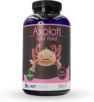 Pro-f Axolotl Adult Pellet, Feed For Newts or African Clawed Frogs, Amphibian Food, Fast Sinking Pellet, Highly Palatable Axolotl Food (450g)