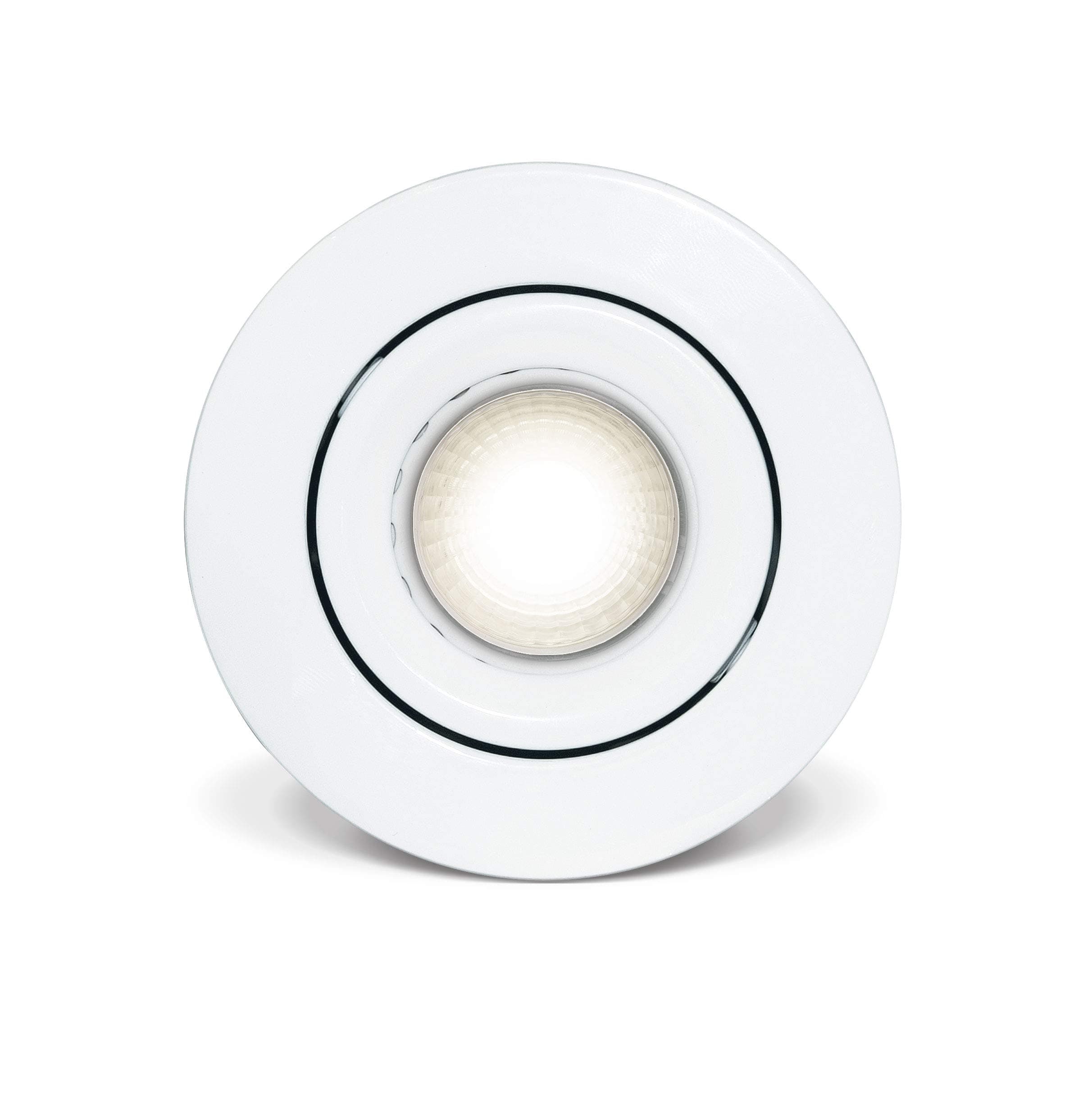 Luceco Adjustable Fire Rated GU10 Downlight, White