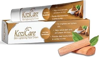 Kozicare Kojic Acid Cream | Real Sandalwood Cream | Moisturizer For Dry Skin | Detan Cream | Tan Removal Cream | Face Cream For Summer Daily Use| Face Cream For Women & Men - 15gm
