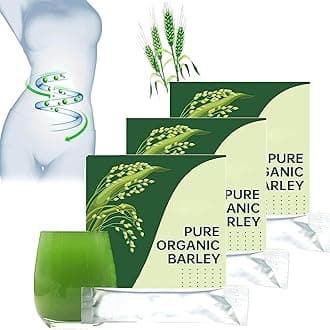 Naveta Barley Grass Powder 100% Pure & Organic, Barley Grass Powder Organic, Naveta Organic Barley Grass Powder for Weight, Naveta Barley Grass Powder Organic, Fast Work in 2 Weeks (3box)
