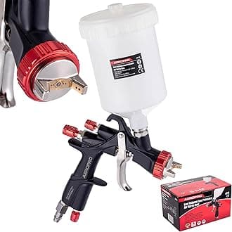 AEROPRO Sprayer with 1.7 mm Nozzle, LVLP Technology, 600 ml Tank, Premium Quality