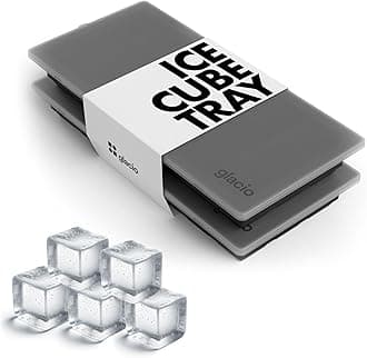 Ice Cube Tray – Small Silicone Molds with Lids, BPA-Free and Flexible for Cocktails and Beverages – Set of 2