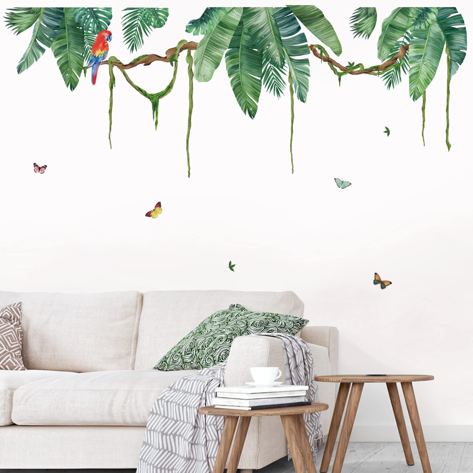 Palm Leaf Wall Stickers