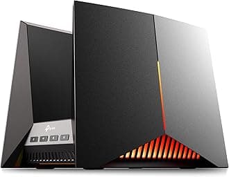 Tri-Band BE19000 Wi-Fi 7 Gaming Router Archer GE800 | 12-Stream 19 Gbps | 2×10G + 4×2.5G Ports, USB 3.0 | Turbo Acceleration, Dedicated Band for Gaming | Game Panel, RGB | EasyMesh, HomeShield