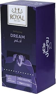 Royal Regime Tea Wellness Dream Pure & Natural, Chamomile Calm Tea Flakes, 40 Grams 20 Tea Bags (Product of Egypt)