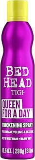 Bed Head Volumizing Hair Spray, Queen For A Day, for Thickening and Texturizing Fine Hair, 10.5 oz
