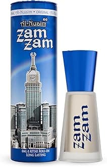 Al Nuaim Zam Zam 6ml Attar Alcohol-Free | Concentrated Perfume Oil | Premium-Grade Oriental Attar | Long Lasting Fragrance