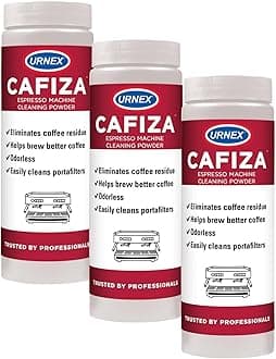 UrnexCafiza Professional Espresso Machine Cleaning Powder 566 Grams - 3 Pack