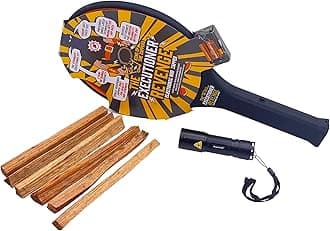 The Executioner Mosquito, Fly, Wasp, Bug, Insect Swatter/Killer and Bug Zapper Racket Single Layer for Most Efficient Zapping Indoor Outdoor Long Handle (Camping Set)