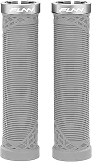 Funn Hilt Mountain Bike Handlebar Grips With Single Lock On Clamp, Lightweight And Ergonomic Bicycle Handlebar Grips with 22 mm Inner Diameter, Unique Patterned Bicycle Grips For MTB/BMX