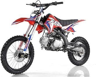 HHH DB X18 125CC Dirtbike Apollo RFZ Racing Gas Dirt Bike with Twin Spare Heave Duty Steel Frame Big Tires 17/14 inch 4 Speed Dirtbike for Youth Adult Vitacci Dirtbike