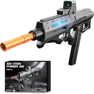 Automic Gel Ball Blaster High Speed of 180+FPS Gel Gun Blaster with Stylish Running Lights & 40,000 Rounds Electric Toy Gun Easter Birthday Gifts for Age 14+