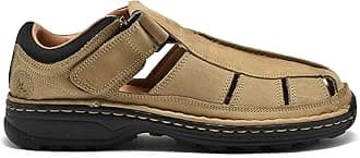 Woodland Men Camel Closed Toe Sandal