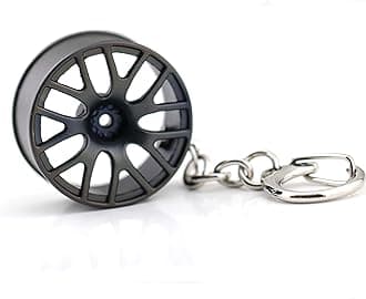 maycom Creative Classic Tree Shrew Champion wheel Auto Part Model Wheel Rim Tyre Keychain Keyring Key Chain Ring Keyfob